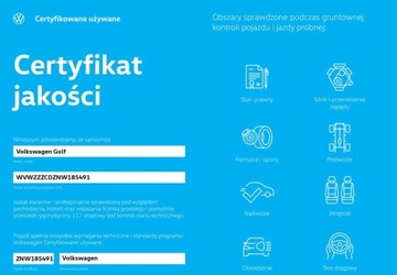 Volkswagen Golf VIII Hatchback 1.5 TSI EVO 130KM 2022 Volkswagen Golf Style, FV 23, ACC, Czujniki parkowania, Ambiente, Indukcja, zdjęcie 4