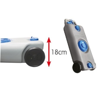 Бак для чистой и грязной воды на колесах 35 л для кемпера