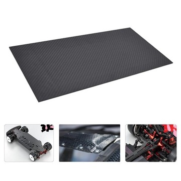 Panel z blachy z włókna węglowego 3K 1.5 mm o wysokiej kompozytowości 200x300x1.5 mm