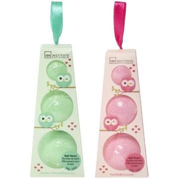 IDC НАБОР БОМБОЧОК ДЛЯ ВАННЫ ВАНИЛЬ И КАРАМЕЛЬ 3 ШТ.