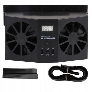 Przenośny Mini Car Solar Fan Automobile Air Vent