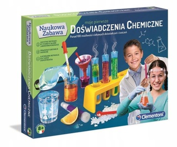 Laboratorium chemiczne zestaw eksperymentów dla dzieci naukowa zabawa 60774