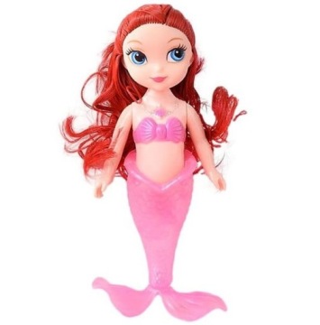 ВОЛШЕБНАЯ КУКЛА-РУСАЛОЧКА СО СВЕТЯЩИМСЯ ХВОСТОМ 15СМ