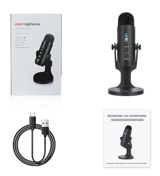 Комплект конденсаторного USB-микрофона с подставкой