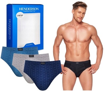 HENDERSON SLIPY MAJTKI MĘSKIE 1446-K632 BAWEŁNA L