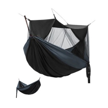 Hamak KING CAMP Nylon 300 x 200 cm z moskitierą