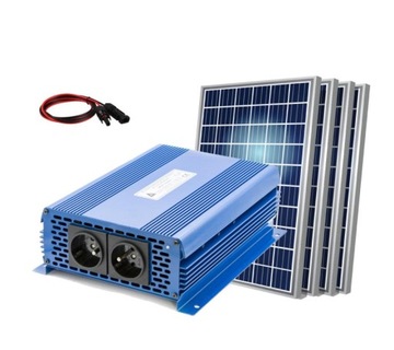 Zestaw solarny do grzania wody w bojlerach ELEKTROWNIA SŁONECZNA 1640W
