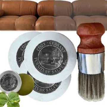 Набор для ухода за кожаной мебелью. Две упаковки