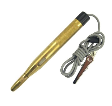 PRÓBNIK NAPIĘCIA METALOWY TESTER 6V 12V 24V 42983