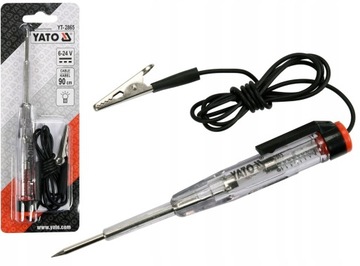 АВТОМОБИЛЬНЫЙ ТЕСТЕР НАПРЯЖЕНИЯ 6-24 В, КАБЕЛЬ 90 СМ