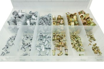 НАБОР СТАЛЬНО-АЛЮМИНИЕВЫХ ЗАКЛЕПОЧНЫХ ГАЙОК СТАЛЬНО-АЛЮМИНИЕВЫХ ЗАКЛЕПОЧНЫХ ГАЙОК