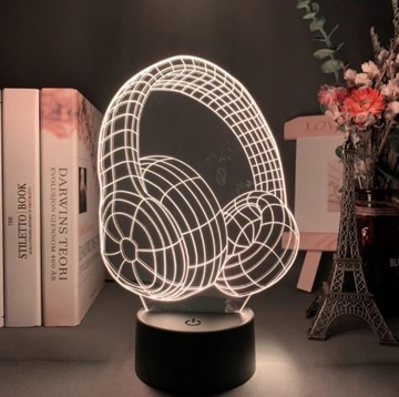 Настольная лампа Наушники 16 цветов LED PLEXIDO