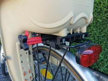 FOTELIK ROWEROWY BAGAŻNIK HTP DESIGN ELIBAS WŁOSKI