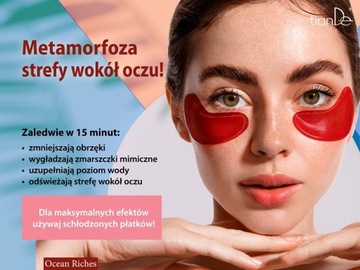 tianDe Płatki do powiek z algami i yuzu Na opuchliznę, zmarszczki 60 SZTUK