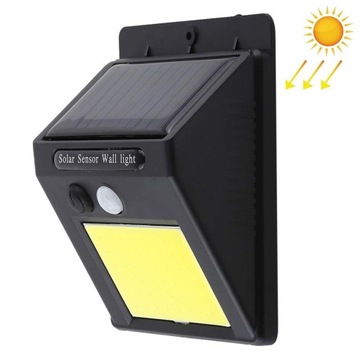 Lampa Solarna 48 LED COB Czujnik Zmierzchu