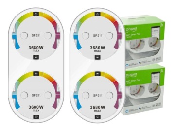 Gniazdo podw. SMART Gosund SP211 2-pak WiFi TUYA