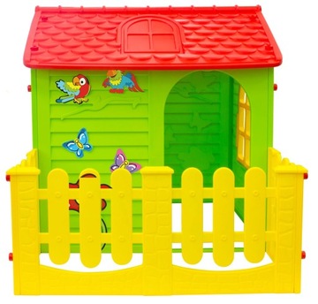 Садовый домик для детей с забором Mochtoys