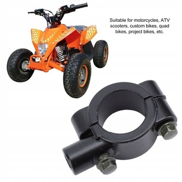2 szt. 25mm kierownica motocykla uchwyt do mocowania lusterka zacisk ZX