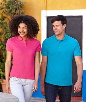 Fruit of The Loom koszulka Polo Premium Black M