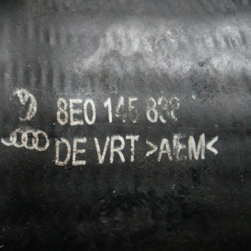 8E0145838 LEVÝ PŘÍVOD INTERCOOLER AUDI A4 8E2 B6 1.8 T