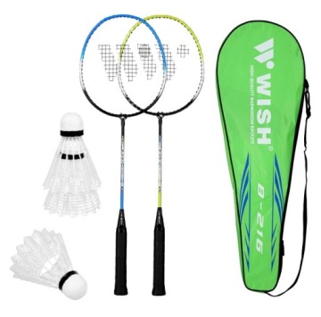НАБОР ДЛЯ БАДМИНТОНА 2 РАКЕТКИ 3 ЧЕЛНОКА ЧЕХОЛ