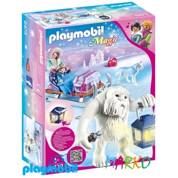Playmobil Magic 9473 Zimowy troll z sankami
