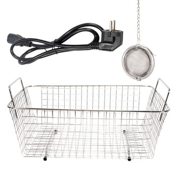 10L Myjka ultradźwiękowa Podgrzewacz cyfrowy ze stali nierdzewnej Timer Używanie biżuterii