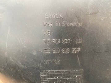 PODBĚH LEVÉ PŘEDNÍ SKODA YETI FACELIFT 5L0809961