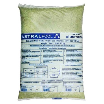 Szkło filtracyjne Astralpool Active Clear Glass 57011 - 25kg, 0,5-1 mm