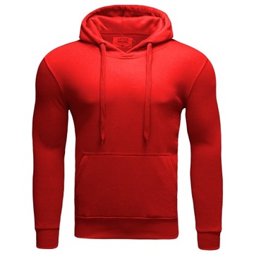 BL09 roz. XL GŁADKA BLUZA MĘSKA Z KAPTUREM