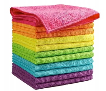 10x MIĘKKA ŚCIERKA PACLAN ŚCIERECZKA Z MIKROFIBRY DUŻA 30x40cm MEGA JAKOŚĆ