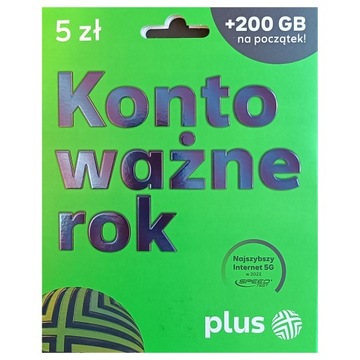 20 учетных записей Starter Plus, действительных в течение одного года, 5 злотых за карту MICRO NANO SIM CARD