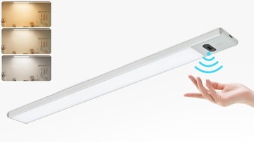 Lampa podszafkowa LED do kuchni ściemniana z czujnikiem bezdotykowym 40 cm