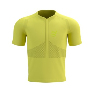 COMPRESSPORT Koszulka biegowa TRAIL HALF-ZIP FITTED SS TOP M