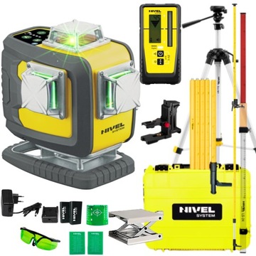 LASER KRZYŻOWY NIVEL SYSTEM CL4D-G + FULL ZESTAW