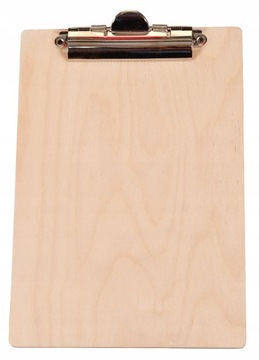 DREWNIANY CLIPBOARD DESKA Z KLIPSEM PODKŁADKA A4