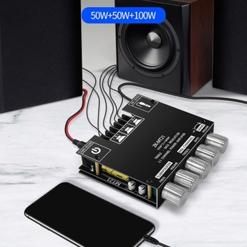 Moduł wzmacniacza mocy audio 50W×2 100W ZK-MT21