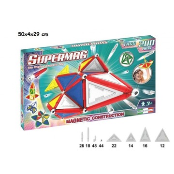 Supermag Tags Primary klocki magnetyczne 200 elem