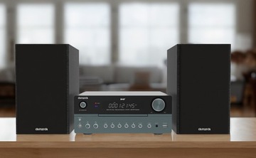 МИКРО СИСТЕМА AIWA MSBTU-700DAB TOWER POWER 50 Вт ЭКВАЛАЙЗЕР РАДИО ЧАСЫ USB AUX