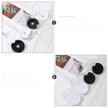 8 SZTUK JEDNOKOLOROWYCH Etui na cienie do powiek PUSTE PUDEŁKO