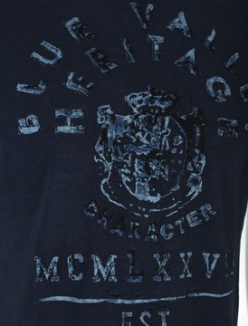 T-shirt męski granatowy Garcia Jeans L OUTLET