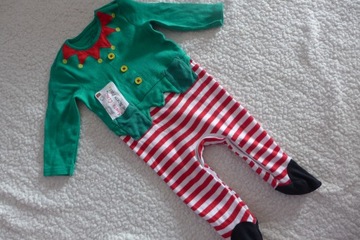 F&F PAJAC PRZEBRANIE SESJA ELF ŚWIĘTA 62-68