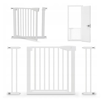 Barierka bramka zabezpieczająca biała Nukido 718000