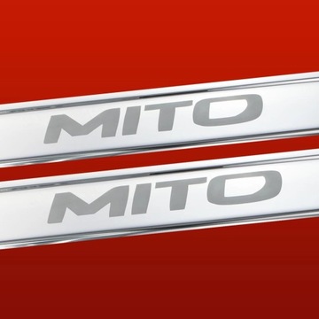 ALFA ROMEO MITO LIŠTA PRAHU FACELIFT 304 ZAKONČENÉ LESK SE OCELI NE