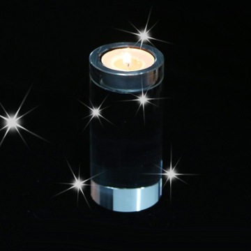 Цилиндрический хрустальный подсвечник Подсвечник Tealight 120мм