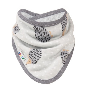 Многофункциональный хлопковый нагрудник-шарф. Регулируемый шарф на липучке Akuku.