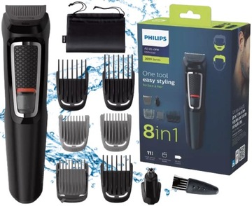 Trymer Philips MASZYNKA TRYMER PHILIPS 8W1 WŁOSY I BRODA GOLARKA