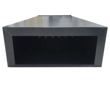 Газовый шкаф 60х60х25см антрацит спинка с тумбой