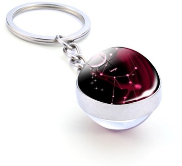Znak zodiaku Panna brelok do kluczy zawieszka prezent dziewica horoskop