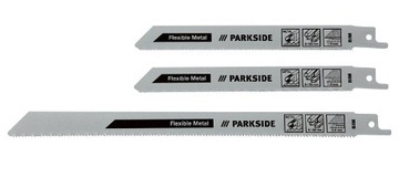 PARKSIDE 3 brzeszczoty piła szablasta SWISS MADE